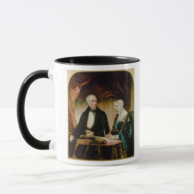 Portrait of William and Mary Wordsworth, 1839 Mug (Left)