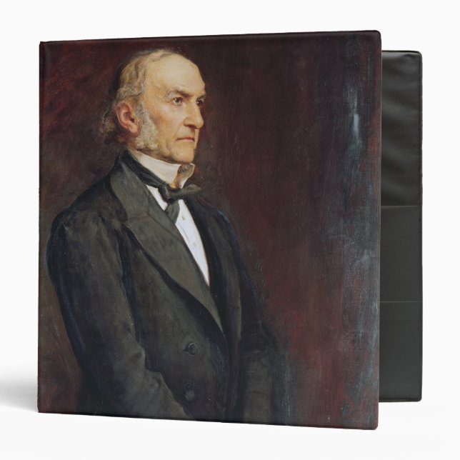 Portrait of William Ewart Galdstone  1879 Binder (Front/Inside)