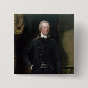 Portrait of William Pitt the Younger 2 Inch Square Button