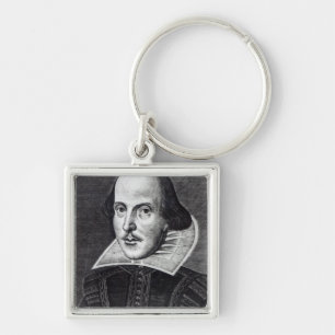 Portrait of William Shakespeare Keychain