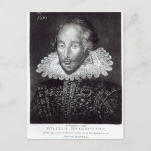 Portrait of William Shakespeare Postcard