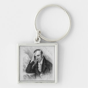 Portrait of William Wordsworth Keychain