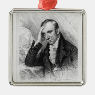 Portrait of William Wordsworth Metal Ornament