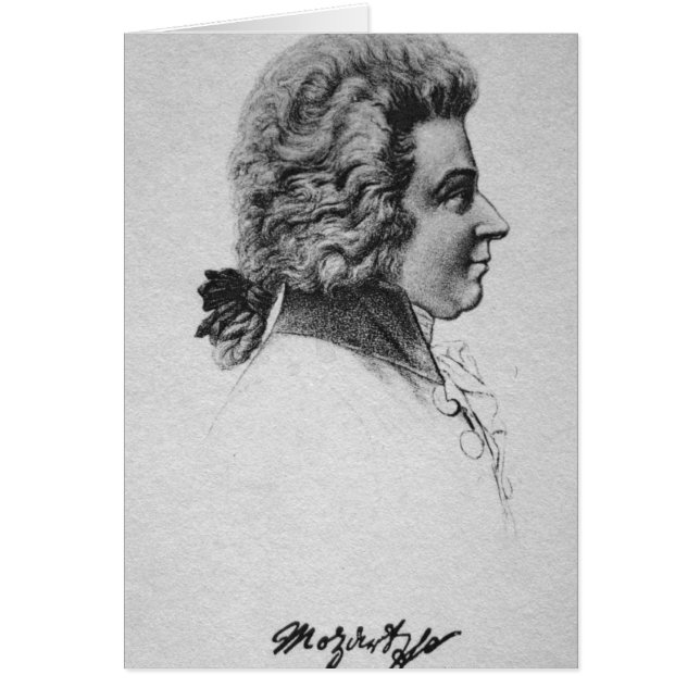 Portrait of Wolfgang Amadeus Mozart (Front)