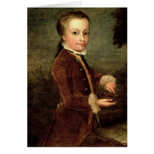 Portrait of Wolfgang Amadeus Mozart aged