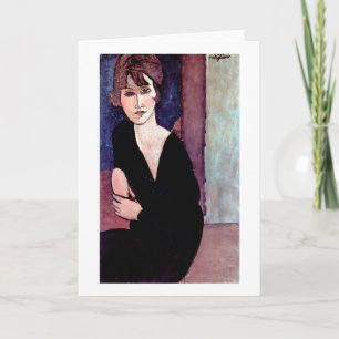 Portrait of Woman, Modigliani Card
