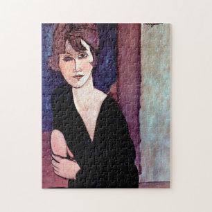 Portrait of Woman, Modigliani Jigsaw Puzzle