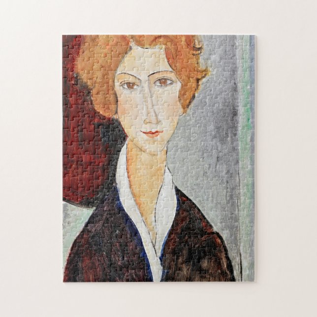Portrait of Woman, Modigliani Jigsaw Puzzle (Vertical)