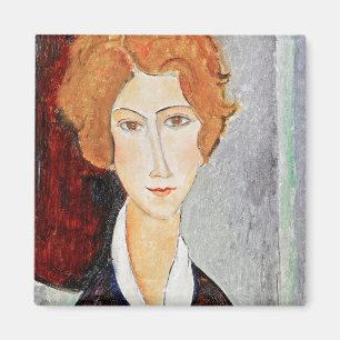Portrait of Woman, Modigliani Magnet