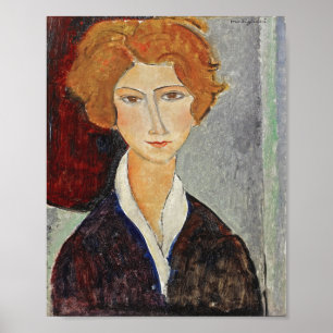 Portrait of Woman, Modigliani Poster