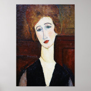 Portrait of Woman, Modigliani Poster
