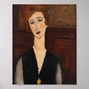 Portrait of Woman, Modigliani Poster