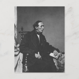Portrait of Writer Hans Christian Andersen Postcard