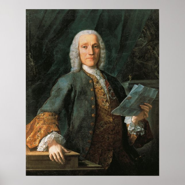 Portrait or Domenico Scarlatti Poster (Front)
