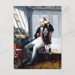 Portrait Painting Lord Nelson Postcard
