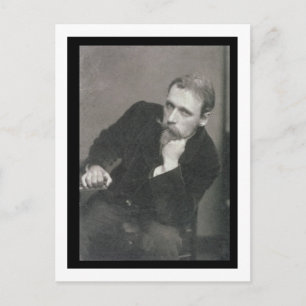Portrait photograph of Walter Crane (1845-1915) by Postcard