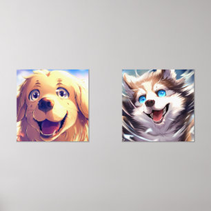 Portrait pour animaux de compagnie personnalisable