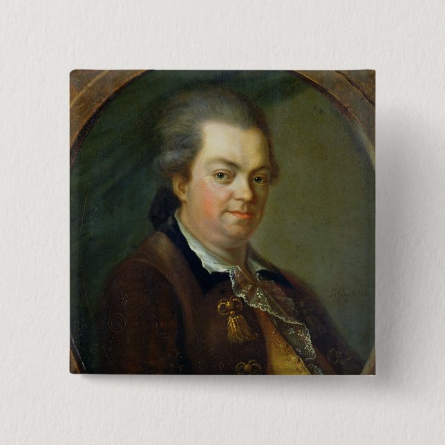 Portrait presumed to be 2 inch square button (Front)