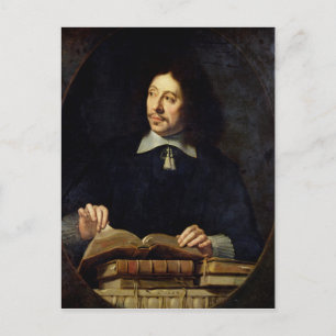 Portrait presumed to be Etienne Delafons, 1648 Postcard