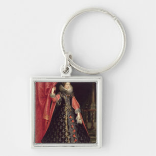 Portrait presumed to be Henrietta Maria of Keychain