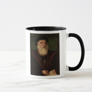 Portrait presumed to be of Vasco da Gama  c.1524 Mug