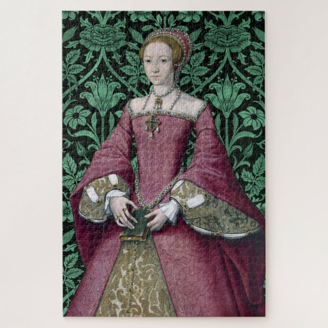 Portrait Princess Elizabeth Tudor, Queen  Jigsaw Puzzle (Vertical)