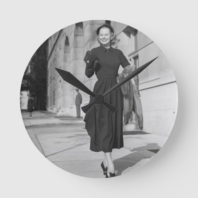 Portrait Round Clock (Front)