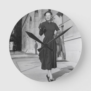 Portrait Round Clock