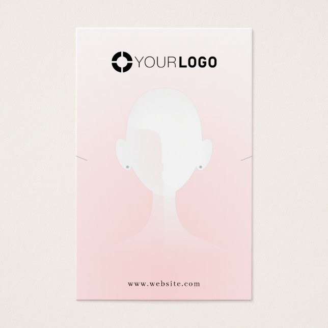 Portrait unique rose logo personnalisé écran d'ore (Devant)