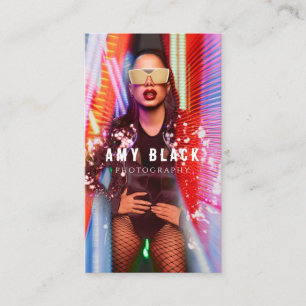 Portrait Woman Girl Photography Business Card