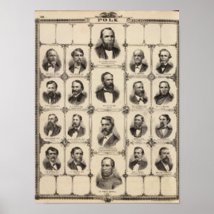 Portraits of Citizens of Polk County Poster