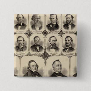 Portraits of Citizens of Scott County 2 Inch Square Button