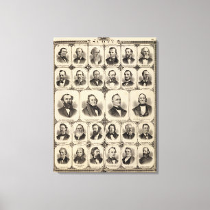 Portraits of Citizens of Scott County Canvas Print
