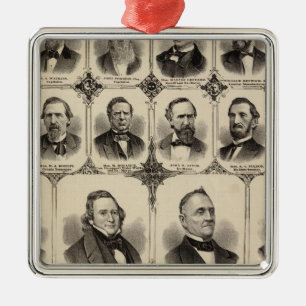 Portraits of Citizens of Scott County Metal Ornament