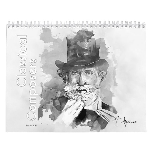 Portraits of Classical Composers Calendar (Cover)