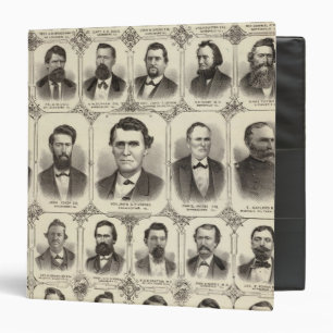 Portraits of John C Hall and Prof JW Bradshaw Binder