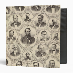 Portraits of LW Tubbs, John Chaney, CH Lane Binder
