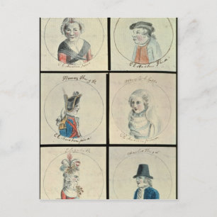 Portraits of Mary I Edward IV Postcard