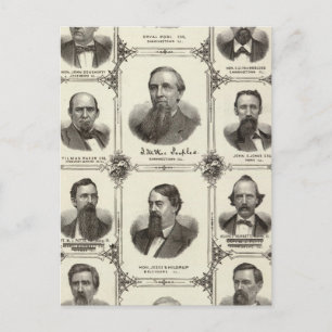 Portraits of Orval Pool, J McKee Peeples Postcard