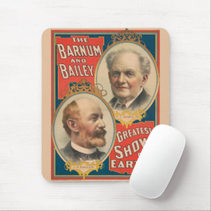 Portraits Of P.T. Barnum And J.A. Bailey Mouse Pad