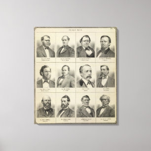 Portraits of Public Men, Minnesota Canvas Print