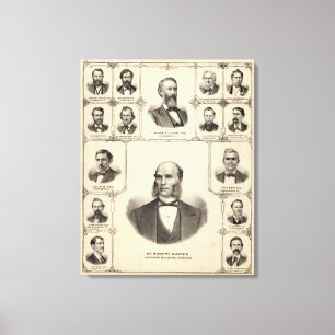 Portraits of Robert Hunter, Aaron G Cloud Canvas Print