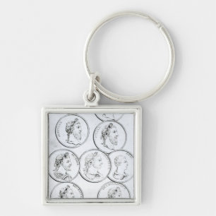 Portraits of Roman Emperors Keychain