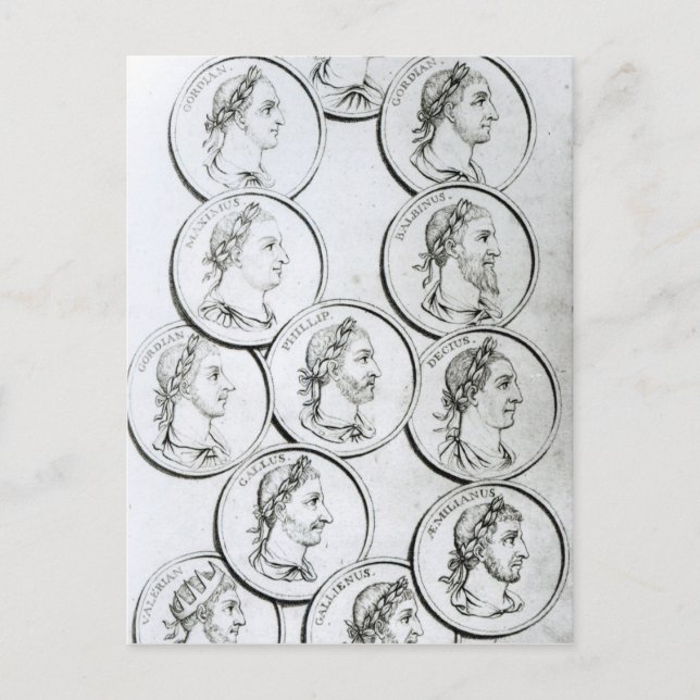 Portraits of Roman Emperors Postcard (Front)