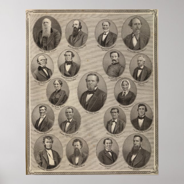 Portraits of Saml Hanna, Peter Heller Poster (Front)