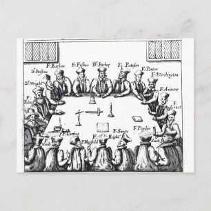 Portraits of the Jesuits and Priests Postcard