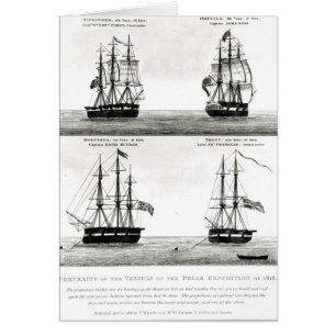 Portraits of the vessels on the Polar Expedition