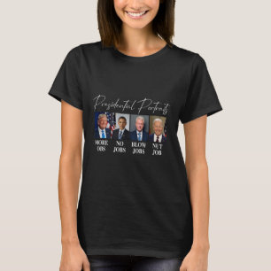 Portraits Trump More Jobs Obama No Jobs Bush  T-Shirt
