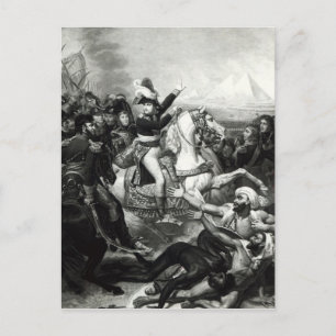 Portrayal of Napoleon as the Conquering Hero Postcard