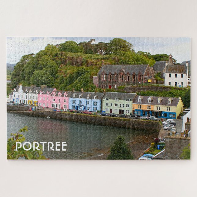 Portree: Isle of Skye, Scotland Jigsaw Puzzle (Horizontal)